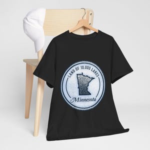 Minnesota Land of 10,000 Lakes T-Shirt: Nature Graphic Gildan Tee