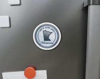 Minnesota Magnet: terra dei 10.000 laghi, souvenir dell'orgoglio statale