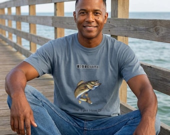 Walleye T-shirt: Minnesota State Fish, Comfort Colors Tee