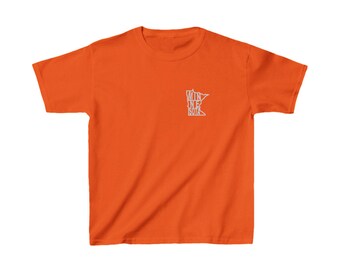 Minnesota State Outline Kids T-Shirt: USA Travel Souvenir