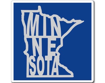 Minnesota Map Magnet: State Pride Souvenir