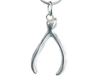 Wishbone Fine Zilveren Ketting- Sterling zilveren sieraden handgemaakt 925 999 keurmerk