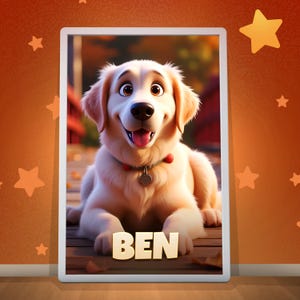 Ritratto di cane e gatto / Opera d'arte personalizzata per animali domestici / Download digitale / Regalo personalizzato unico per gli amanti degli animali / Graziosa arte murale