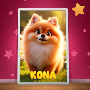 Portrait d'animal de compagnie personnalisé dessin animé, portrait d'animal de compagnie dessin animé personnalisé, chien portrait dessin animé chat, art mural pour les amoureux des animaux de compagnie, téléchargements numériques