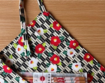 Chopsticks and cutlery case | Tsubaki Camellia japonica
