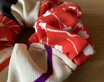 Kimono scrunchie, scrunchy, ponytail holder ,