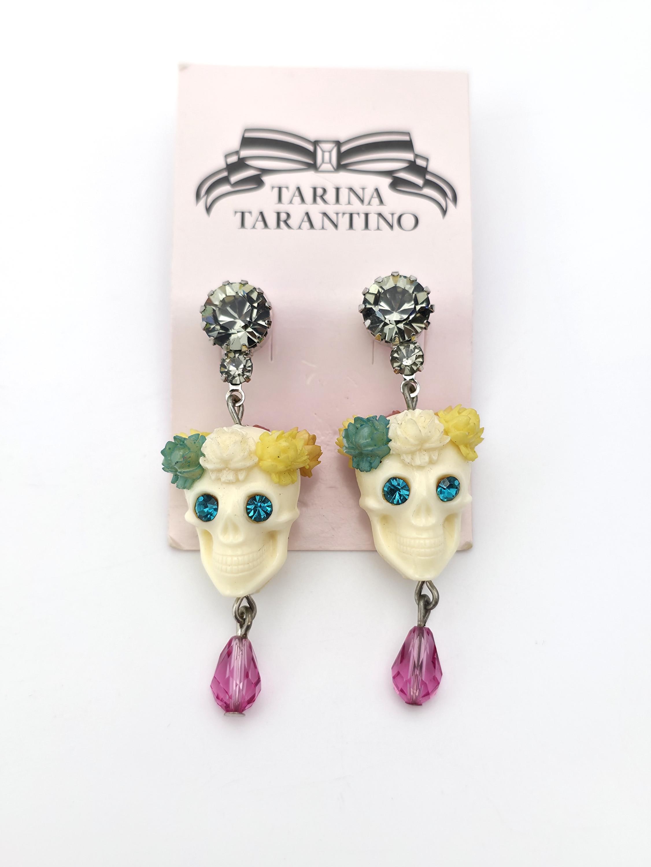 Tarina Tarantino Bambino Rose Skull Headband Tarina Tarantino | Howard & Marge Clothing Boutique – Howard  main image 2