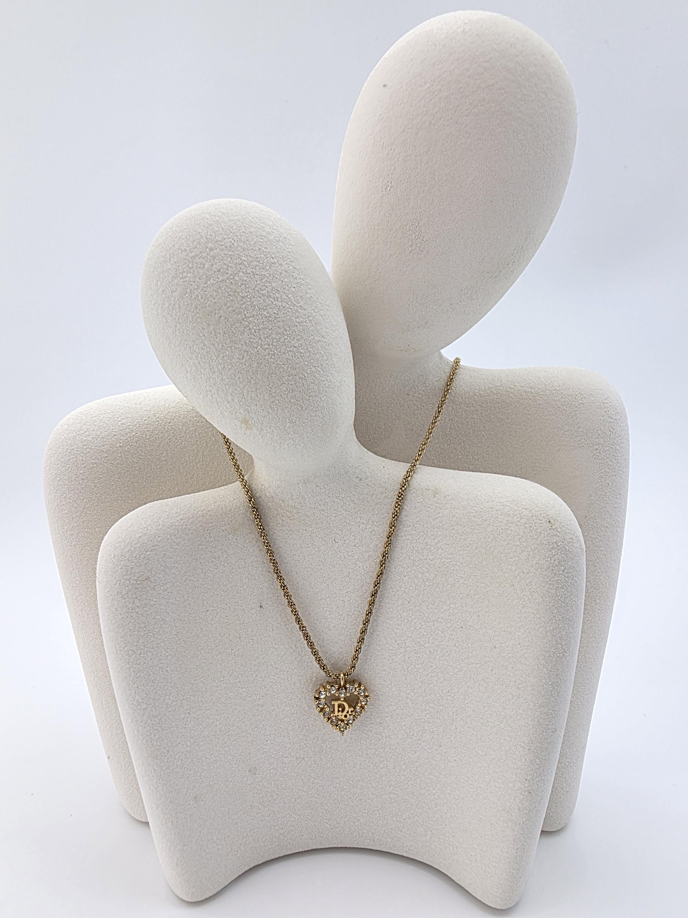 Dior heart necklace - Etsy 日本