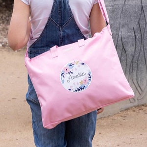 Cartable prénom personnalisé, Sac de bibliothèque, Sac fourre-tout pour le primaire, Cartable, Sac prénom personnalisé, Sac licorne dinosaures junior, Cartable enfant