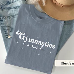 Gymnastics Coach Shirt Comfort Colors, Coach Tee for Women, Back to School Shirt, Cute Coach Shirt, Team Spirit Tee, Retro Coach Shirt