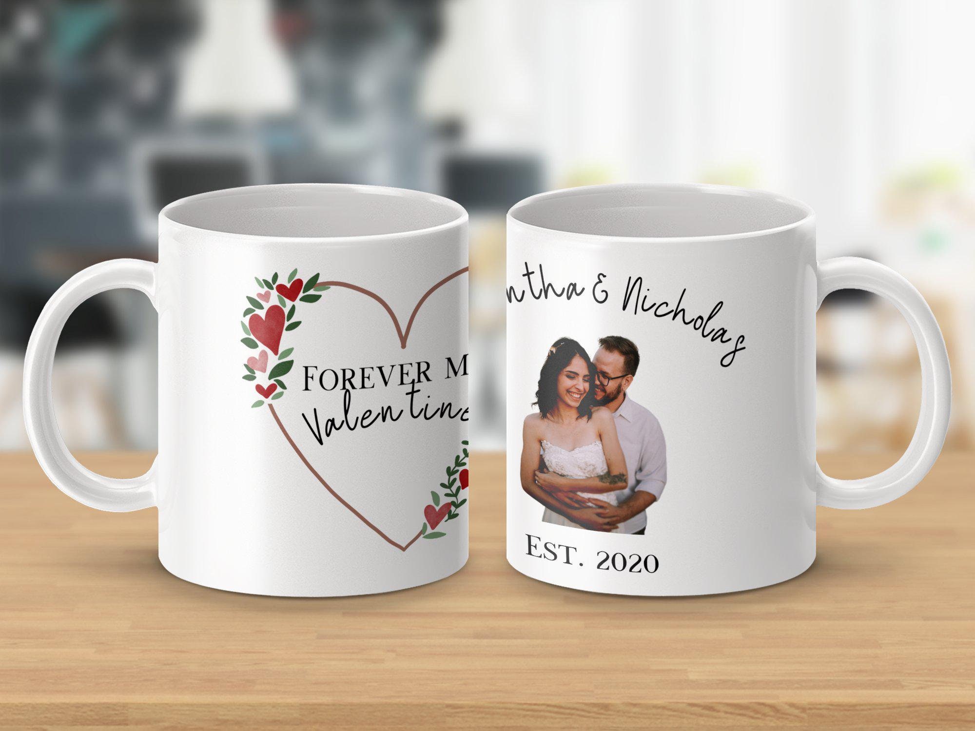 Custom Couples Coffee Mug, His And Hers Gift, Mr. & Mrs. Mug Set, Engagement Gift, Engagement