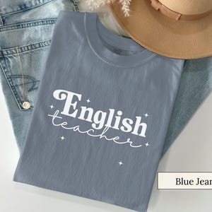 English Teacher Shirt Comfort Colors, High School Teacher Tee, Cute Language Arts Shirt, Back to School Shirt, Teacher Gift Idea
