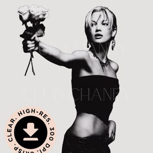 CHOICES Poster Set of 2 — black and white fashion wall art featuring a bold model holding a gun in one print and roses in the other, symbolizing duality, peace vs chaos. Minimalist chic and editorial, this set of 2 prints brings It-girl energy, femme fatale glamour, and main character vibes to any dorm room, apartment, or gallery wall. Perfect statement art for Gen Z, millennials, and modern cool-girl interiors.