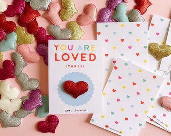 PRINTED Valentine / You Are Loved - John 3:16