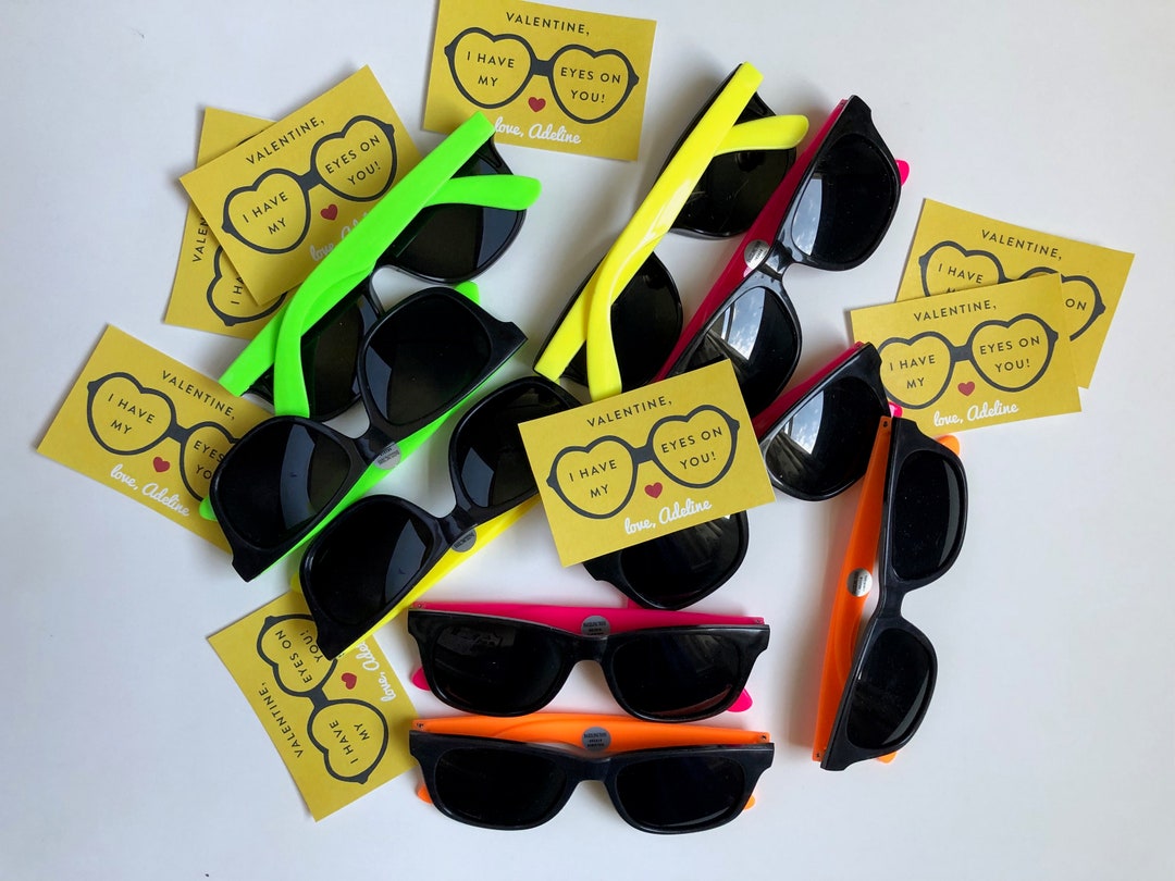 DIGITAL Eyes on You, Sunglass Valentines / Glasses / Sunglasses