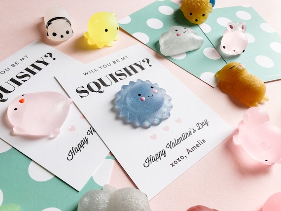 DIGITAL Will You Be My Squishy Valentine e-mailed File - Etsy