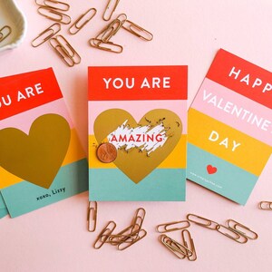 PRINTED You Are Amazing Scratch-Off Valentine