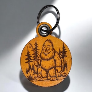 Bigfoot Taschenanhänger - Benutzerdefinierte Farben - Benutzerdefinierte Bilder - Zurück in der Schule Anhänger