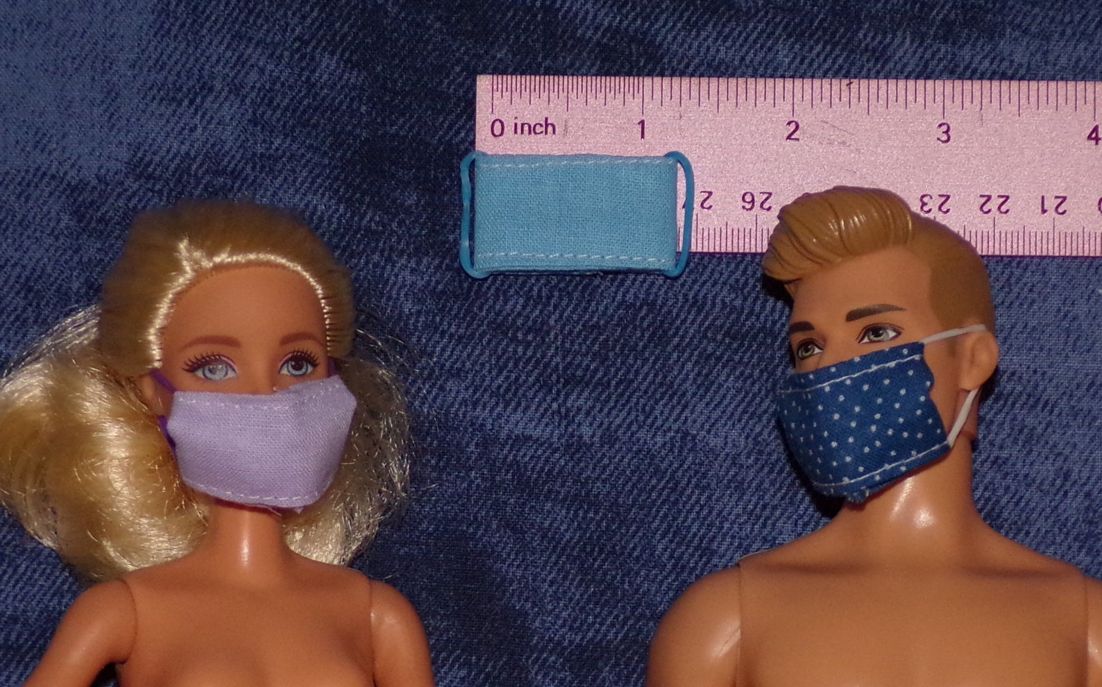 BKFCEMSK-195 Barbie and Ken FACE masks 1 pkg of 4 mix colors | Etsy