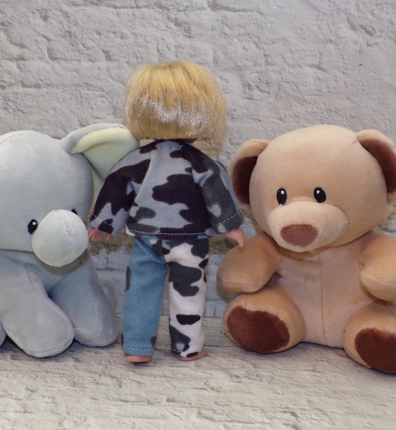 MLMPJB02 7.5 inch My Life MINI BOY doll clothes 1 flannel Etsy