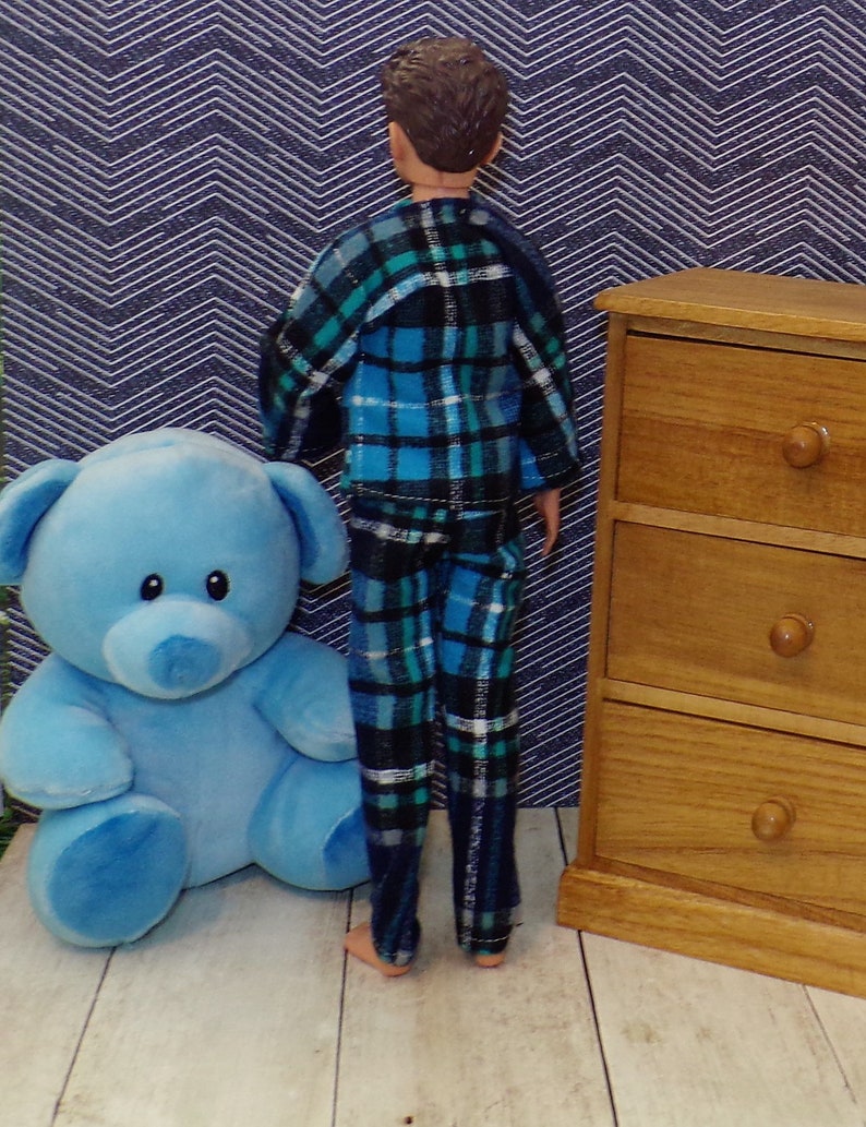 New Skipper Boy Doll Clothes Flannel Pajama Set 5 To Choose From