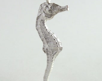 Small Seahorse Pendant Sterling Silver Seahorse Necklace Real Small Seahorse Jewelry