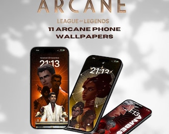 11 Arcane Phone Wallpapers - Jinx Vi Caitlyn Jayce Mel Isha Silco Sevika Viktor Ambessa Lest