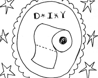 PDF Zine: Toilet Paper DIY - Make Your Own Toilet Paper - digital download