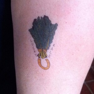 Kale Temporary Tattoo - Lucky Kale - Foodietoos - Foodie Tattoos ...
