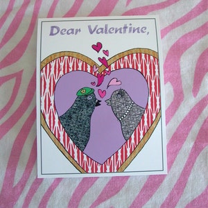 Pombos Valentine - versão lésbica