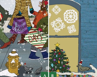 Christmas Cards Multi-Pack - 12 Cards - Choose Your Favorites - Holiday Greetings
