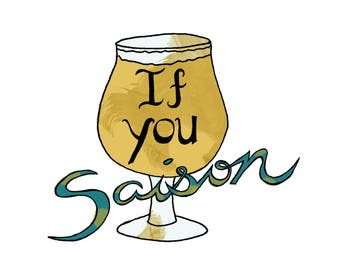 Craft Beer - Temporary Tattoo - Beer Fan - If You Saison - Foodietoo
