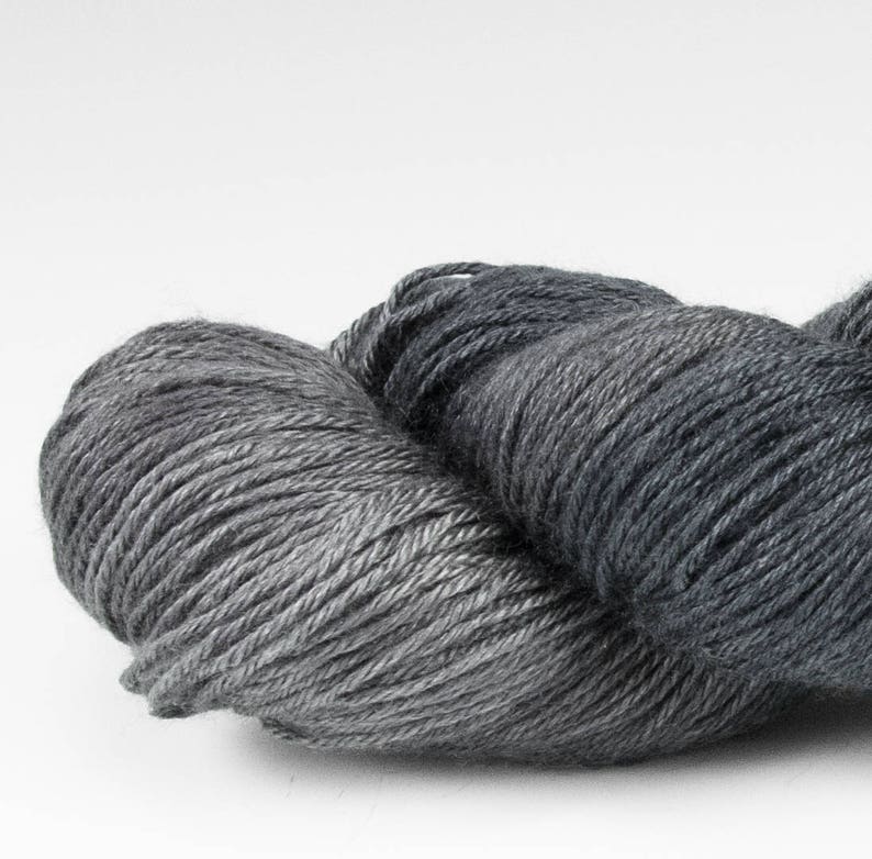 Fingering Wt Lambent 100 g Rock Wall Handpainted Yarn Merino Silk 5050