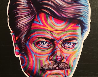 Ron Swanson Sticker