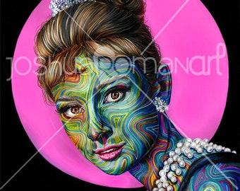 Audrey Hepburn  - Print