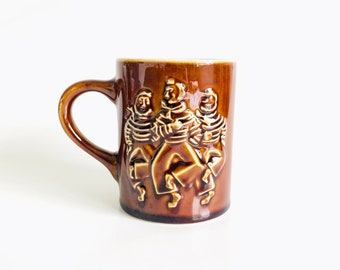 Vintage Three Dancing Sailors Mug by The Hall China Company | Tea Cups, Coffee Mug, Drinkware, Made in the USA