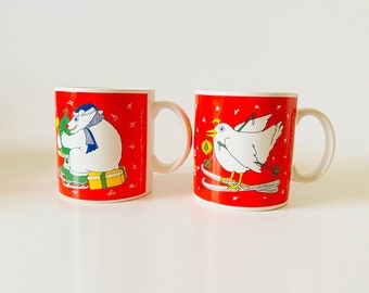 Vintage Taylor & Ng Christmas Mugs | Tea Cups, Coffee Mug, Drinkware