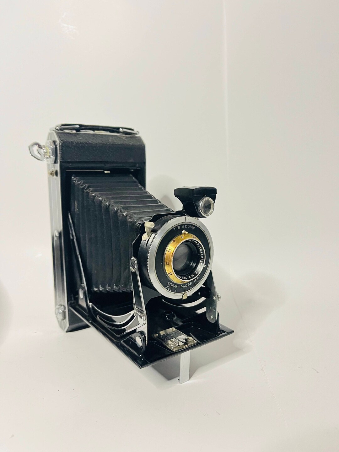 Vintage Kodak Dakar No 1 Folding Camera Circa 1930's Plus Leather Case