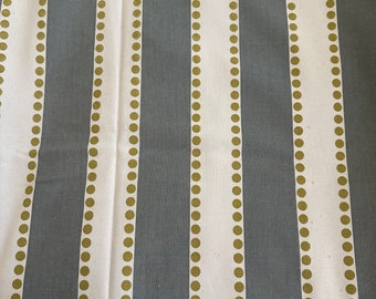 Fabric By Yard | Premier Prints Lulu Stripe Summerland - Gray Cream Stripes