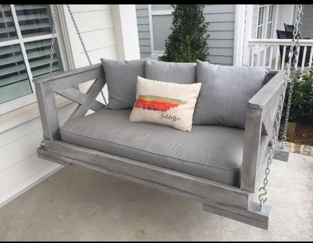 Sunbrella Daybed Custom Back Pillows Porch Swing Back Cushions Outdoor