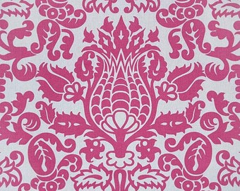 Premier Prints Amsterdam Candy Pink/ White Damask