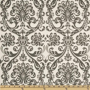 Fabric by Yard | Premier Prints Abigail Flamingo Grey