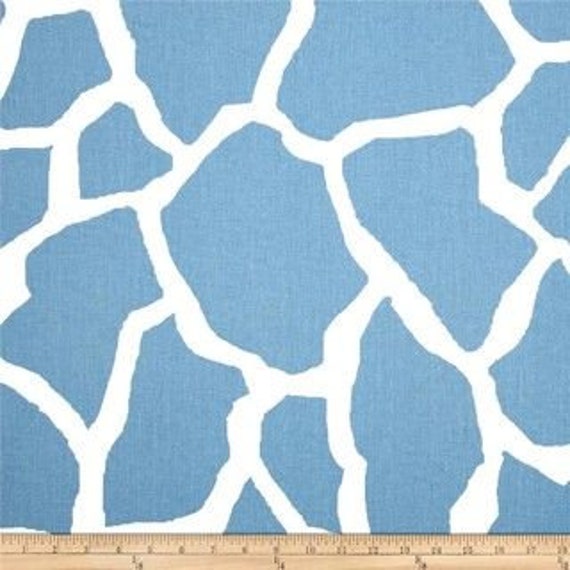 34 wide Premier Prints Giraffe Spot Blue White | Etsy