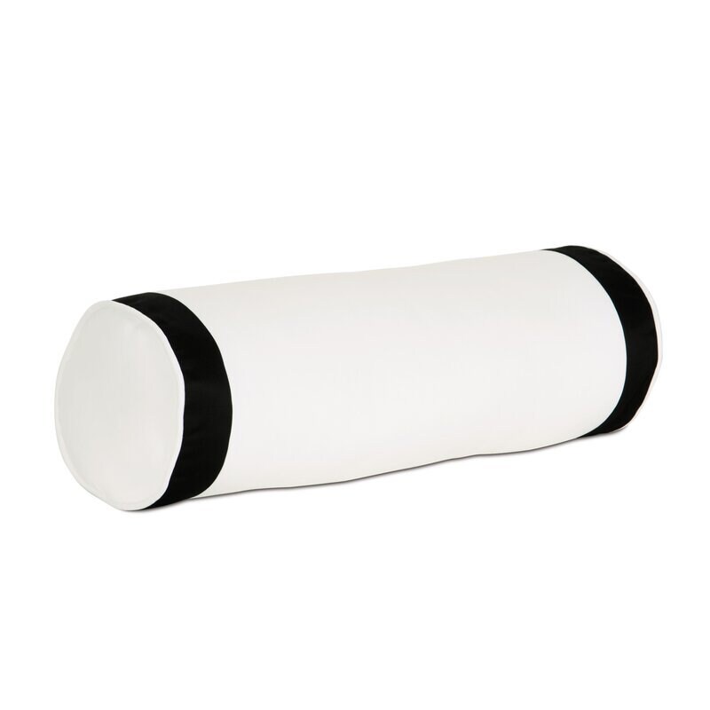 Black and white bolster pillow hotsell
