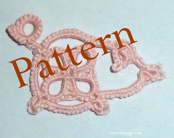 Piggy Pig Pig -Tatting Pattern