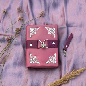 Pink Thick Notebook Handmade, Moon Magic Journal, Antique Huge Journal ...