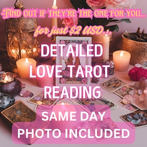 SELBEN TAG | Tarot Liebeslegung | Psychische Lesung | Ausführliche | Anleitung und Beratung | Abbildung der Pulled Cards INBEGRIFFEN