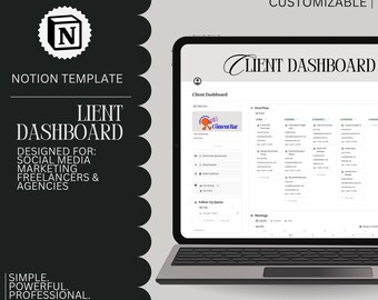 Notion Client Onboarding Template: Lead Tracking & CRM (Freelancer/Agency Dashboard)