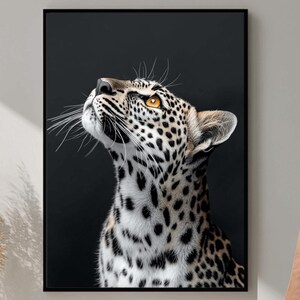 Leopard Print, Stylish Wall Art, Black and White, Home Decor, Printable Wall Art, Digital Download, Luxury Art, Cheetah Animal Print