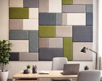 Upholstered Wall Panel Headboard: Royal Velvet, Soundproof 3D Wall Decor